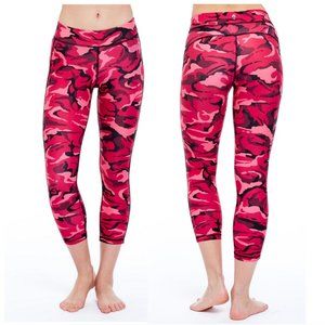 HPE Combat Capri crop leggings camo print